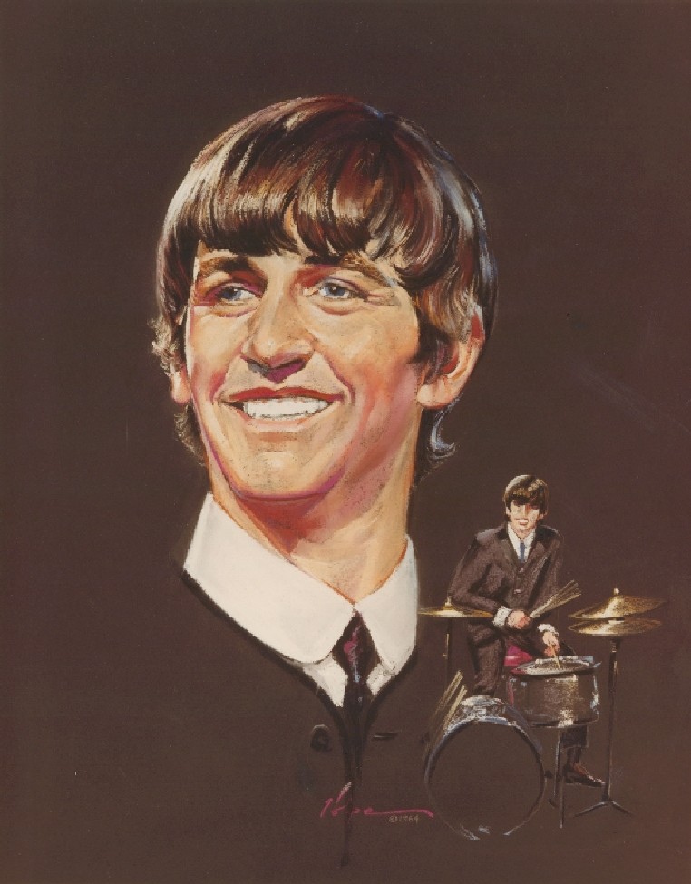 762x975 Portrait Painting Of Ringo Starr - Ringo Starr Painting
