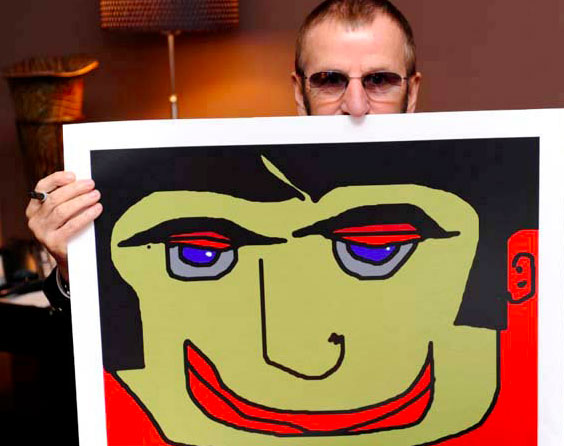 564x446 Ringo Starr Sells Art He Ostensibly Makes In Mspaint - Ringo Starr Painting