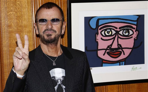 620x387 France Honours Beatles Drummer Ringo Starr - Ringo Starr Painting