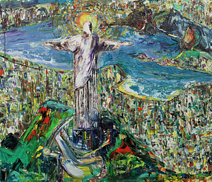 300x257 Rio De Janeiro Paintings - Rio De Janeiro Painting