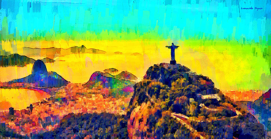 900x463 Rio De Janeiro Panoramic 2 - Rio De Janeiro Painting