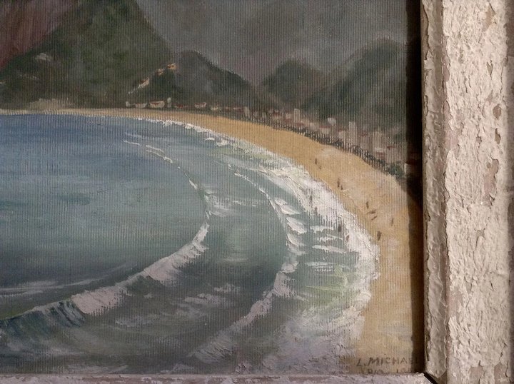 720x538 L Michael, 1951 Rio De Janeiro Oil Painting On Board Signed By - Rio Painting