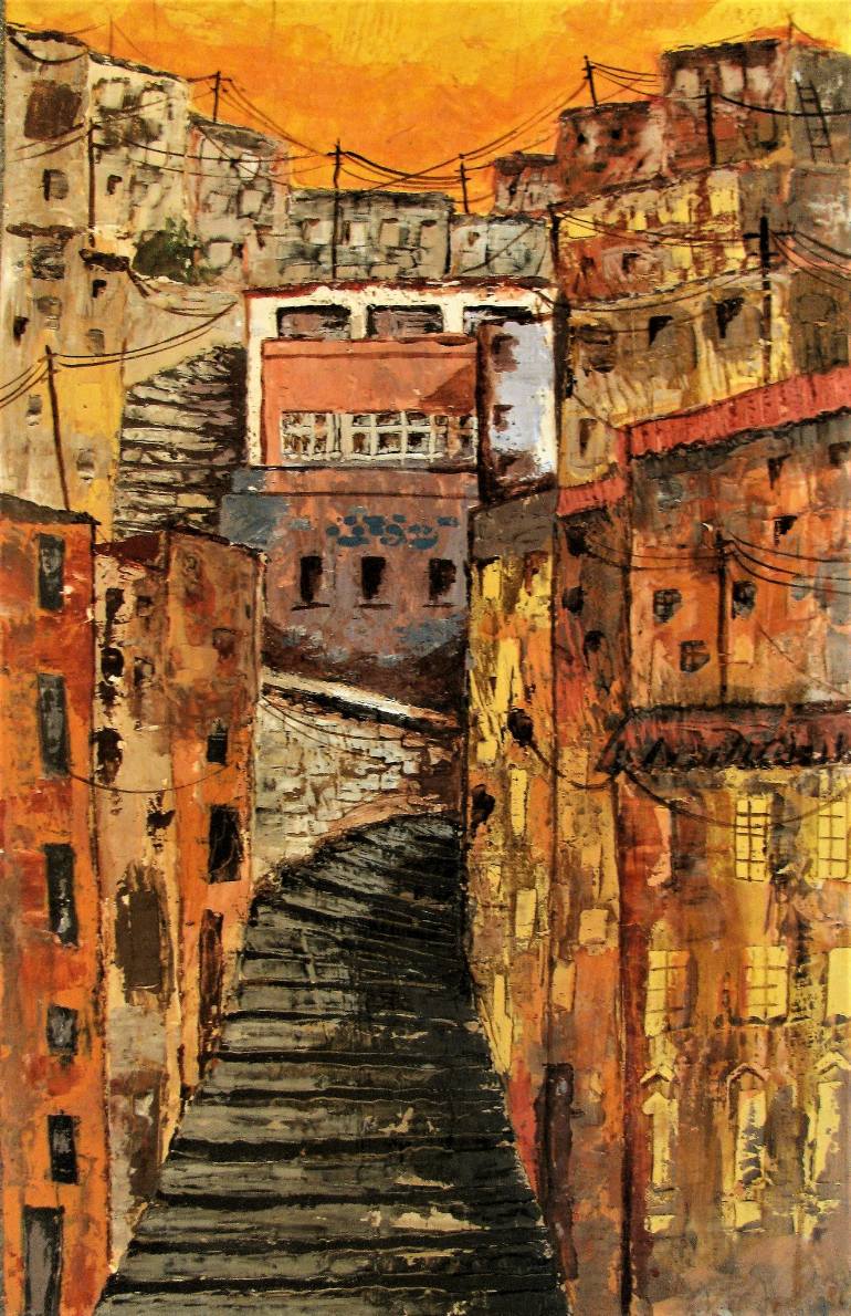 770x1190 Saatchi Art Rio Favela Street Painting By Patrick Bornemann - Rio Painting