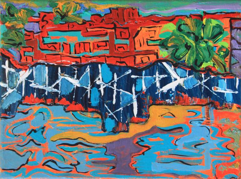 770x572 Saatchi Art Rio Grande Painting By Eileen Mooney - Rio Painting