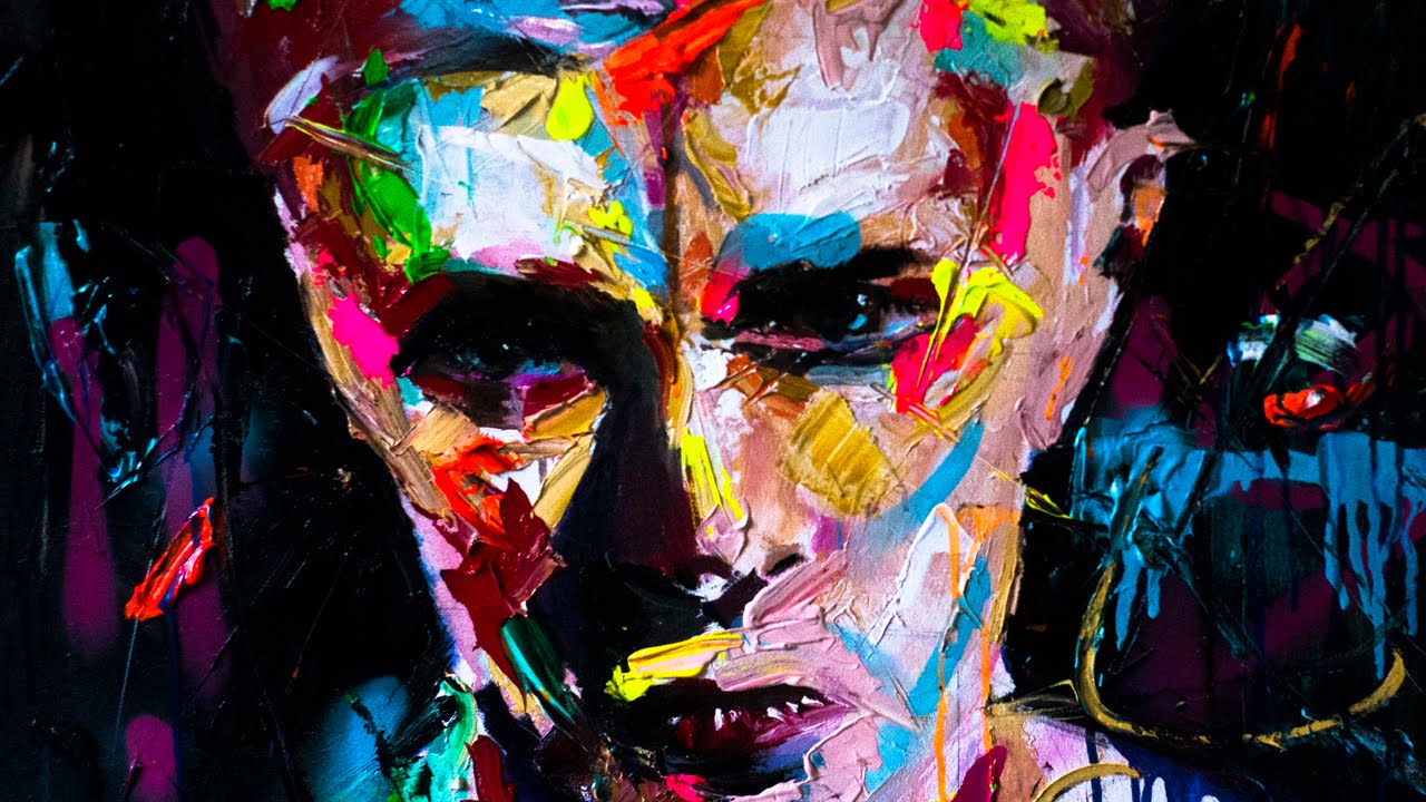 1280x720 Rip David Bowie - Rip Painting