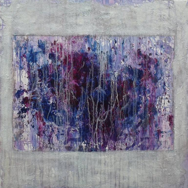 770x767 Saatchi Art Purple Rain - Rip Painting