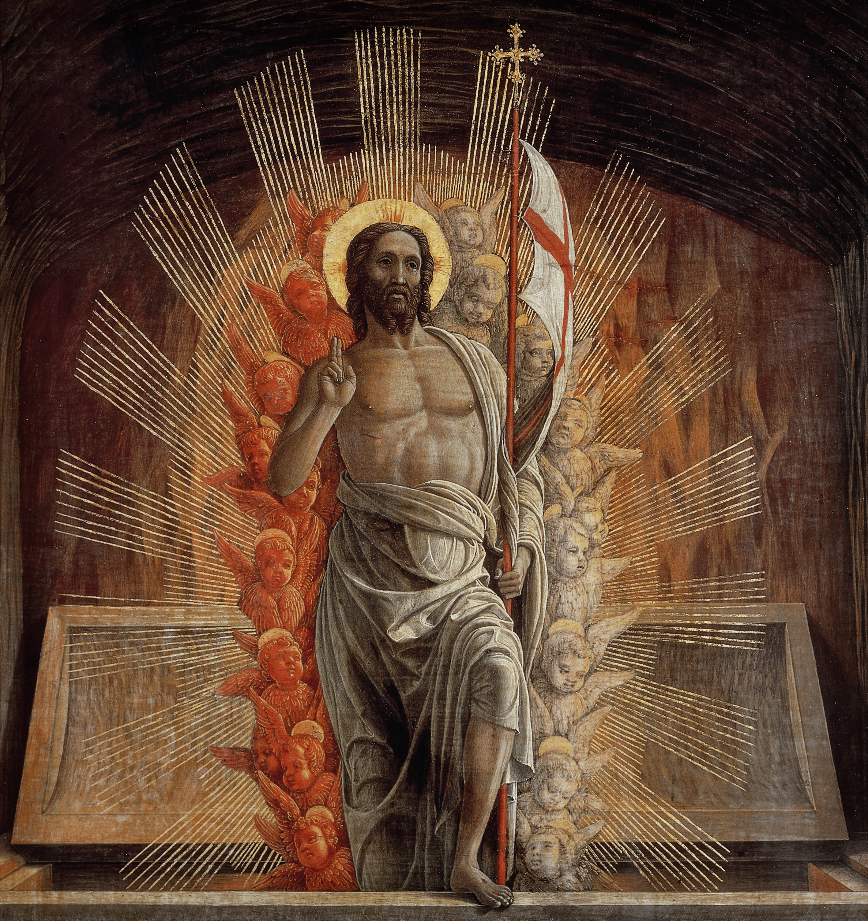 2835x3011 12easter Art Resurrection.jpg - Risen Christ Painting.