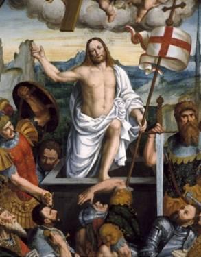 293x375 Risen Christ Continually Encountered In Sacramental Life - Risen Christ Painting