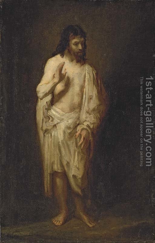 512x800 The Risen Christ (After) Harmenszoon Van Rijn Rembrandt - Risen Christ Painting