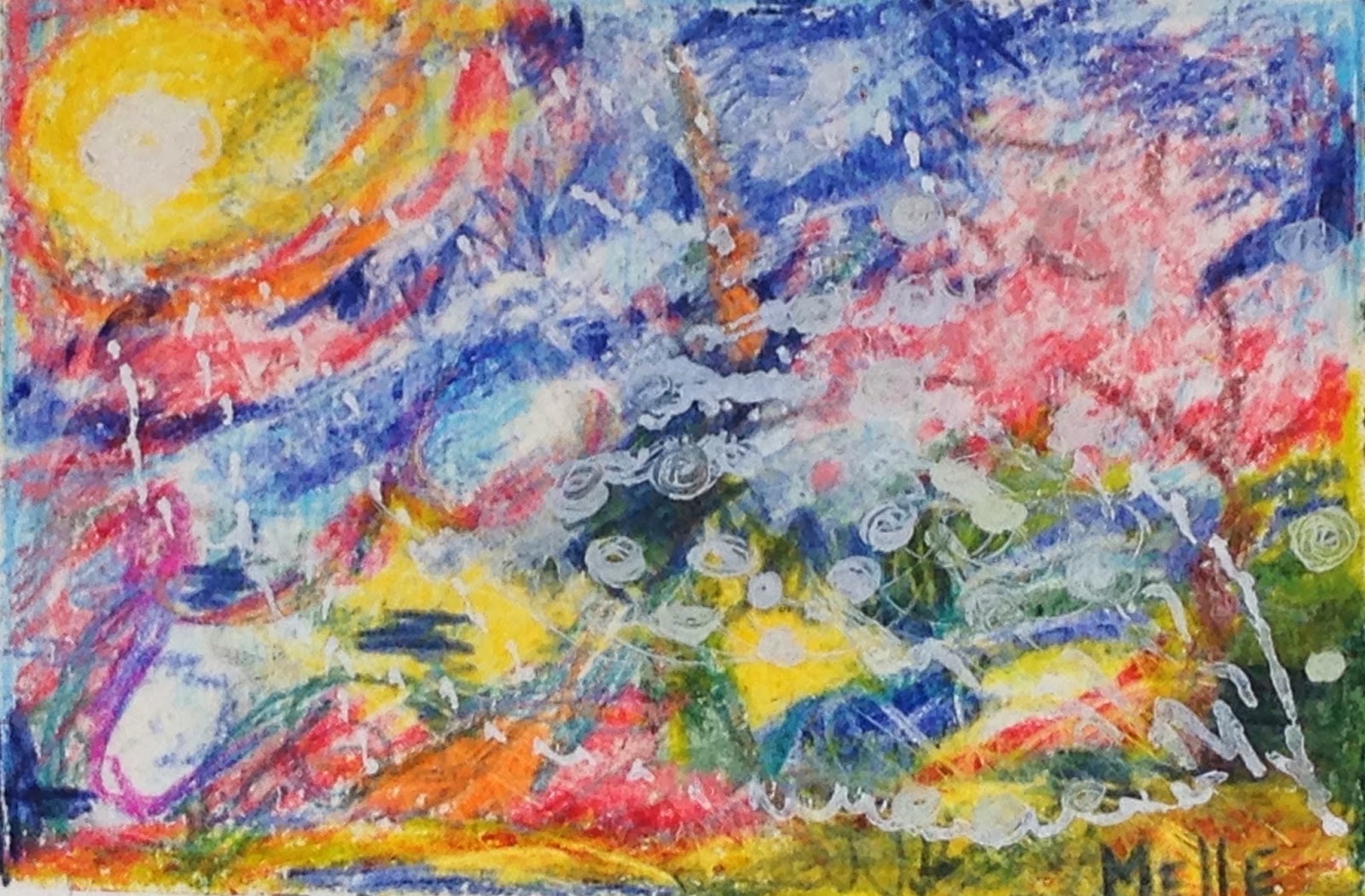 1600x1051 Studio Melle Rite Of Spring, Abstract - Rite Of Spring Painting