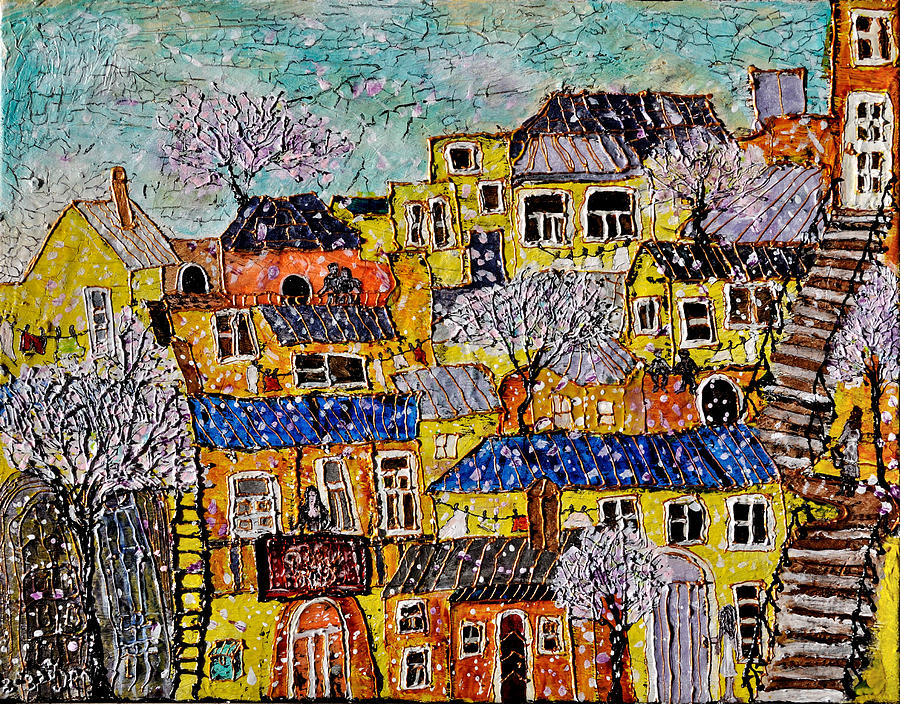 900x704 The Rite Of Spring Painting By Maya Gavasheli - Rite Of Spring Painting