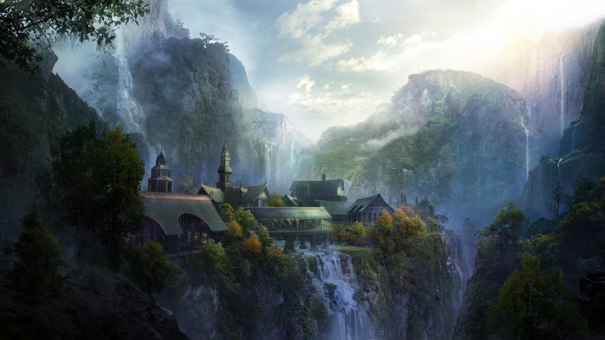 1191x670 Rivendell By Philipstraub - Rivendell Painting