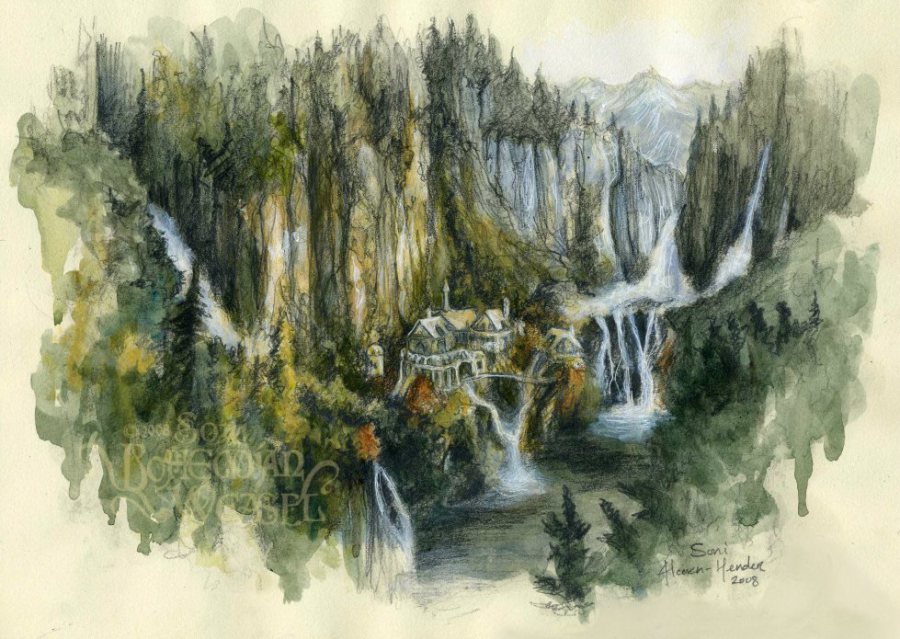 900x639 Rivendell - Rivendell Painting