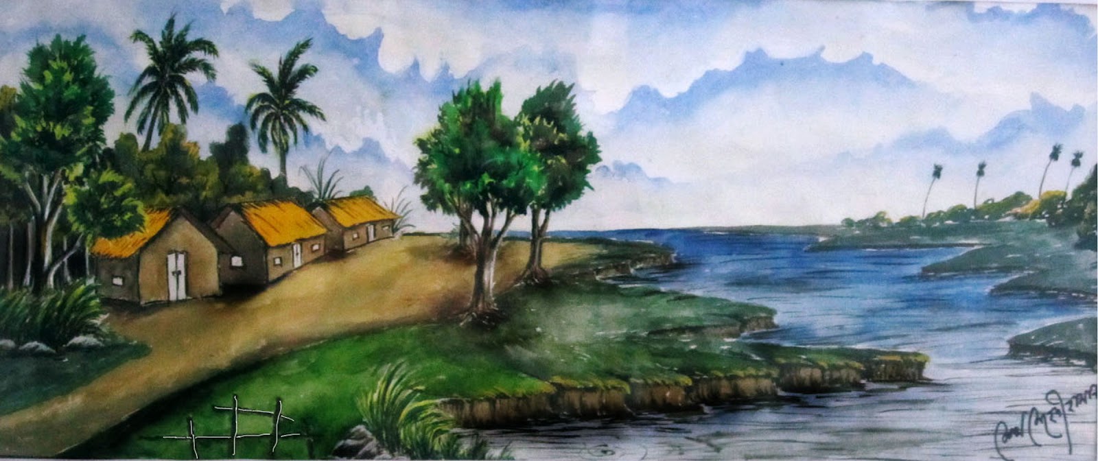 1600x672 Some River Bank Painting Museum Of Art Amp Graphics - River Bank Painting