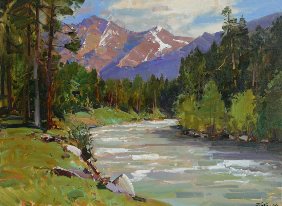 River Painting at PaintingValley.com | Explore collection of River Painting