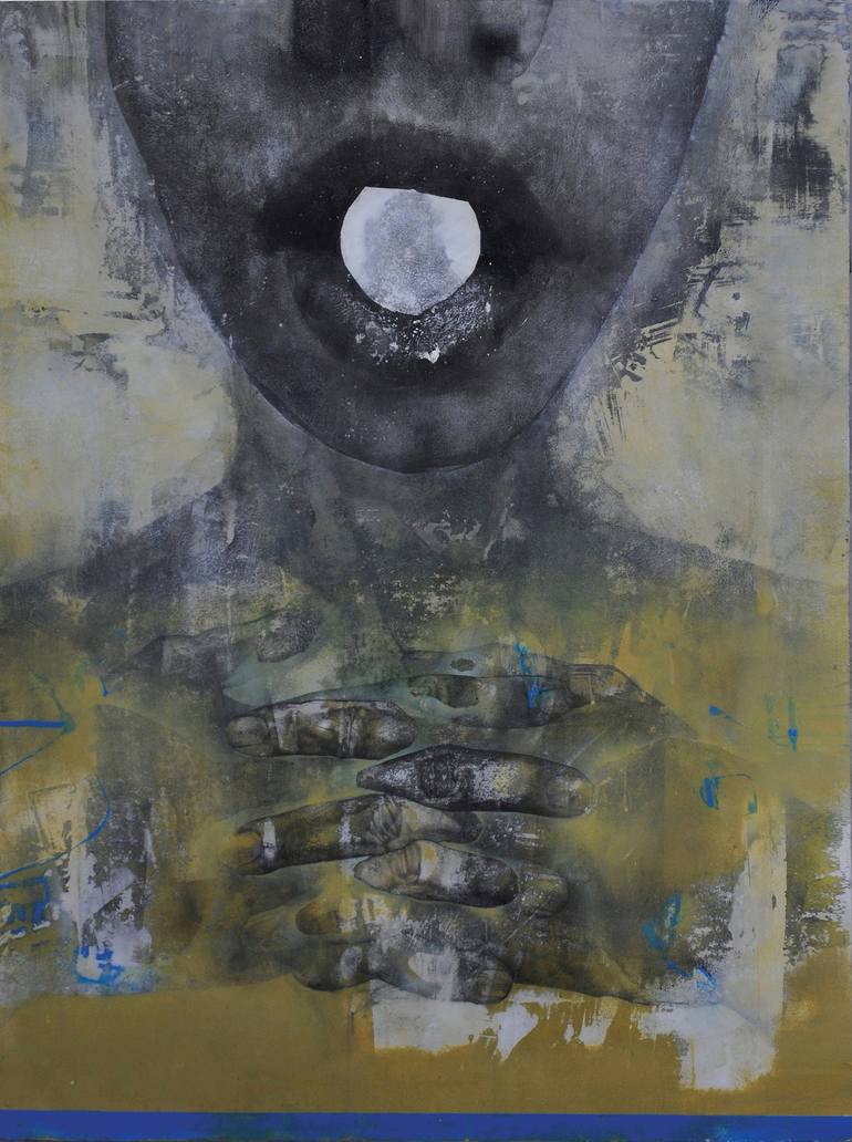 770x1032 Saatchi Art There Is No Bridge Over The River Styx Drawing By - River Styx Painting