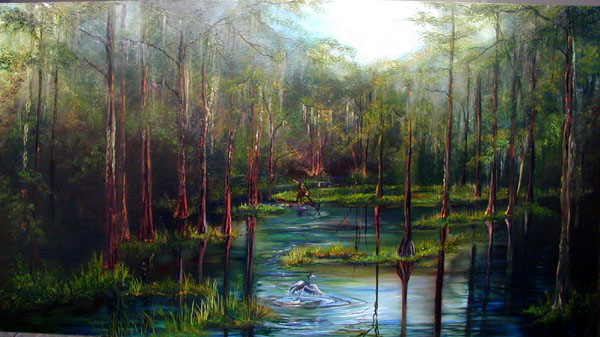 600x337 River Styx Oil Painting In Florida - River Styx Painting