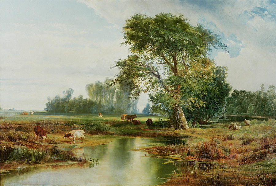 900x607 Riverside Paintings Fine Art America - Riverside Painting