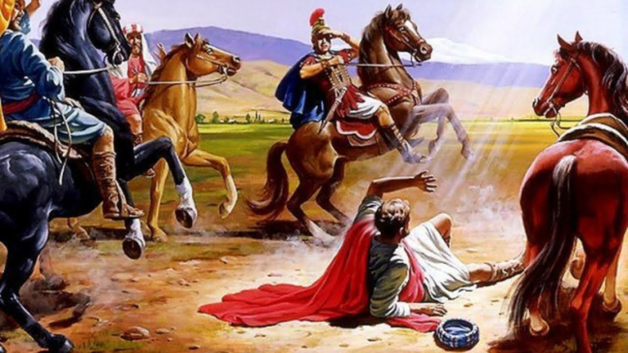 1280x720 Saul (Paul) Meets Jesus On Road To Damascus - Road To Damascus Painting