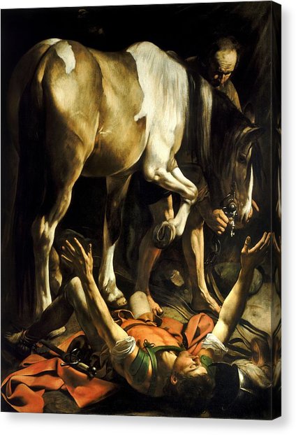 424x622 The Conversion On The Way To Damascus Painting By Caravaggio - Road To Damascus Painting