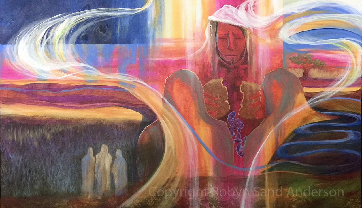 1256x720 Road To Emmaus - Road To Emmaus Painting