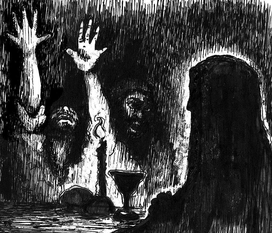 900x771 The Road To Emmaus Painting By Daniel Bonnell - Road To Emmaus Painting