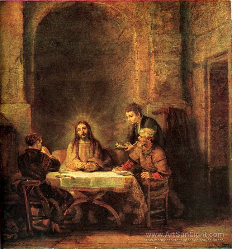 745x800 Lord's Prayer 9 Michael Lipson, Ph.d. - Road To Emmaus Painting Rembrandt