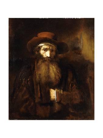 338x450 Affordable Rembrandt Van Rijn Posters For Sale - Road To Emmaus Painting Rembrandt
