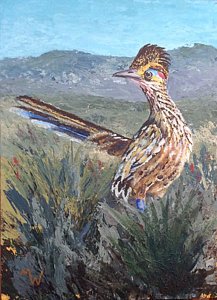 217x300 Roadrunner Paintings Fine Art America - Roadrunner Painting