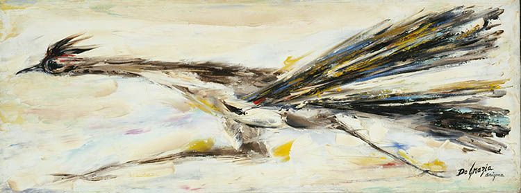 750x279 Upon Request Here Is A Photo Of Degrazia's Hope You - Roadrunner Painting