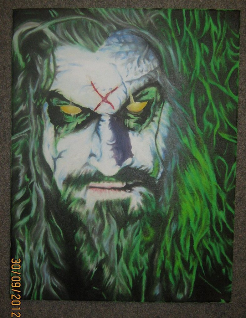 786x1016 Rob Zombie By Synbag - Rob Zombie Painting.