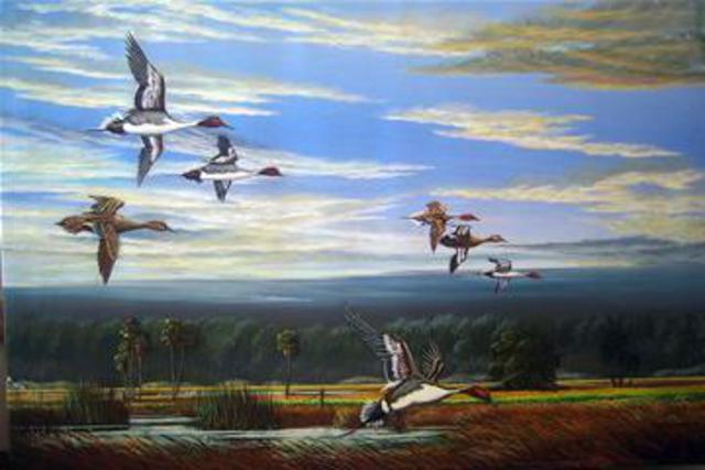 640x427 The Holt Collection By Legacy Highwaymen Artist Robert Butler Jr - Robert Butler Painting