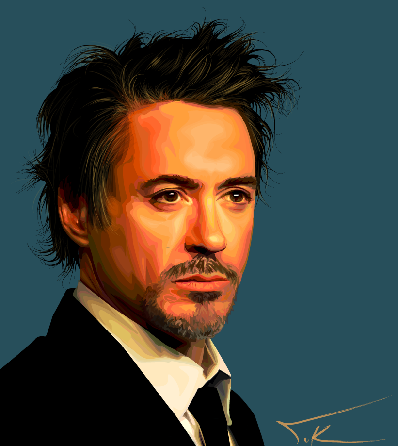 821x919 Robert Downey Jr Portrait By Tkadak - Robert Downey Jr Painting