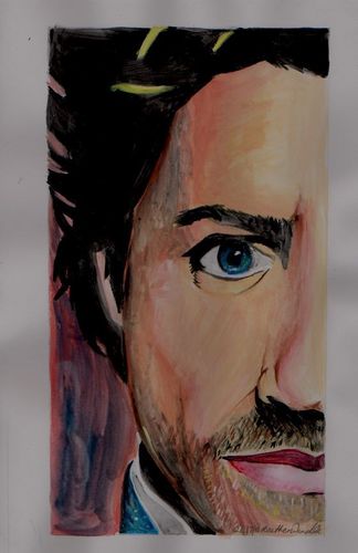 324x500 Sherlock Holmes (2009 Film) Images Robert Downey Jr Painting Hd - Robert Downey Jr Painting