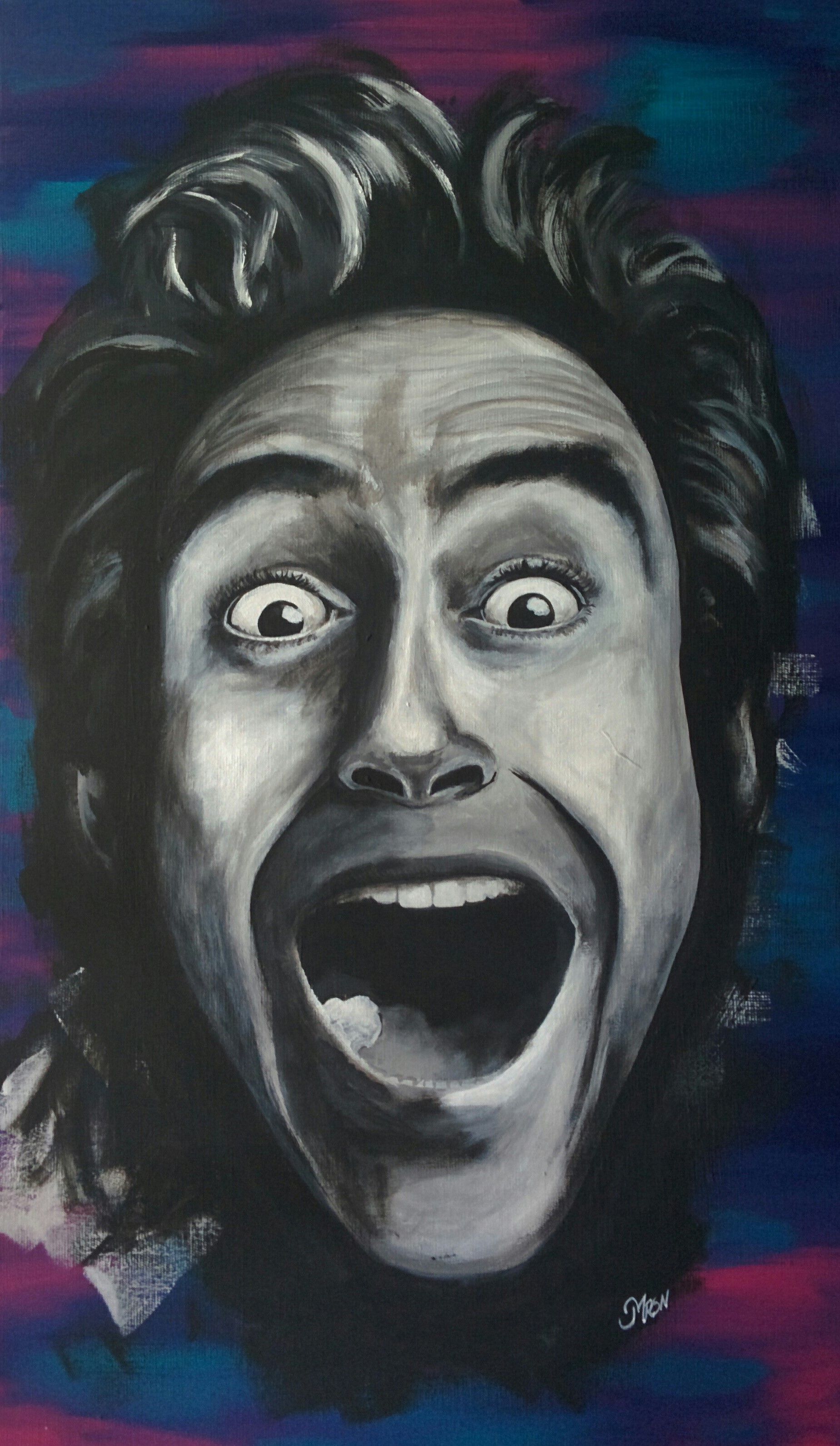 1849x3180 Paintings Robert Downey Jr. - Robert Downey Jr Painting
