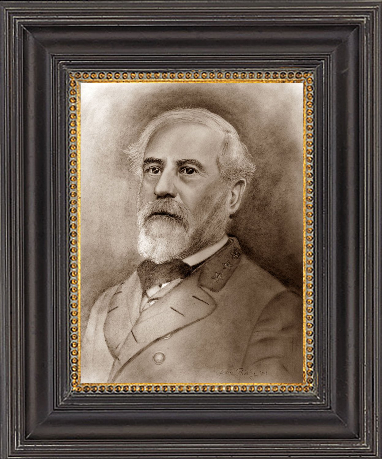 1247x1500 General Robert E Lee Fine Art Original Pencil Drawing Poster Art - Robert E Lee Painting