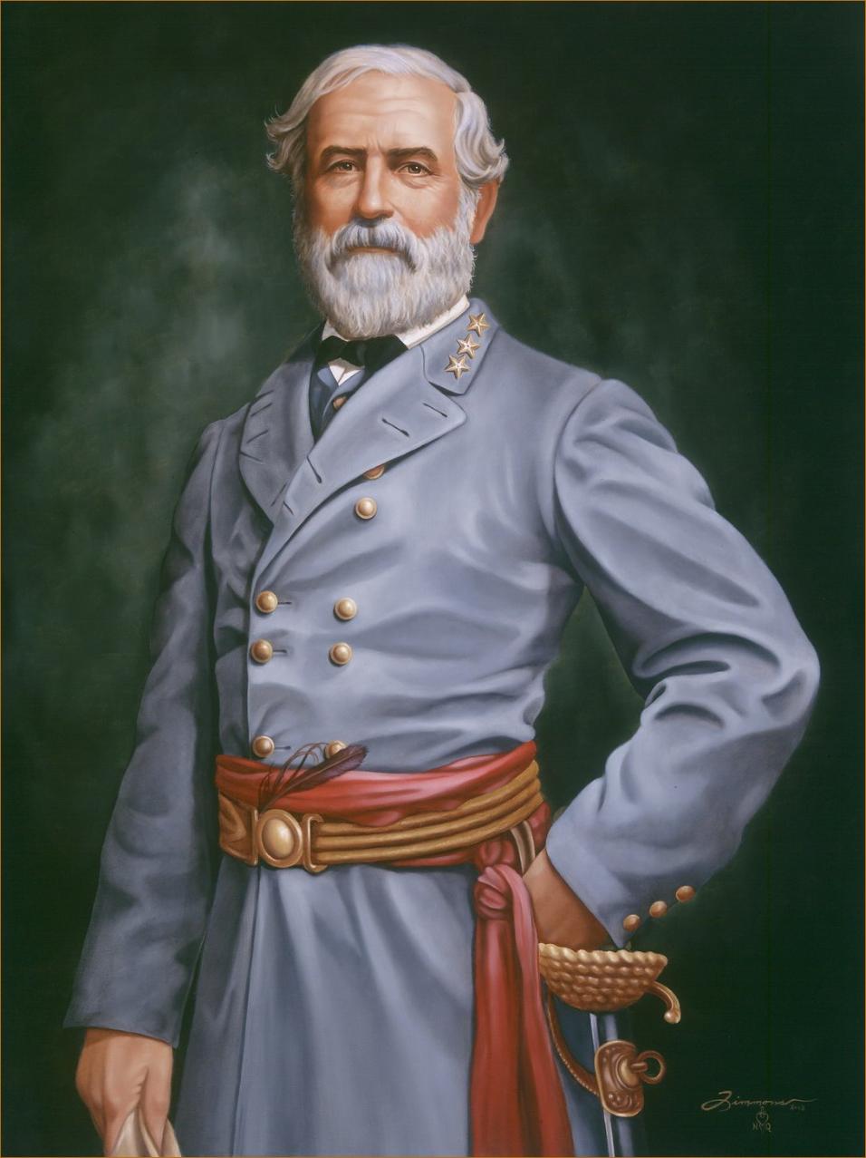 956x1277 Robert E Lee Oil Portrait Painting - Robert E Lee Painting