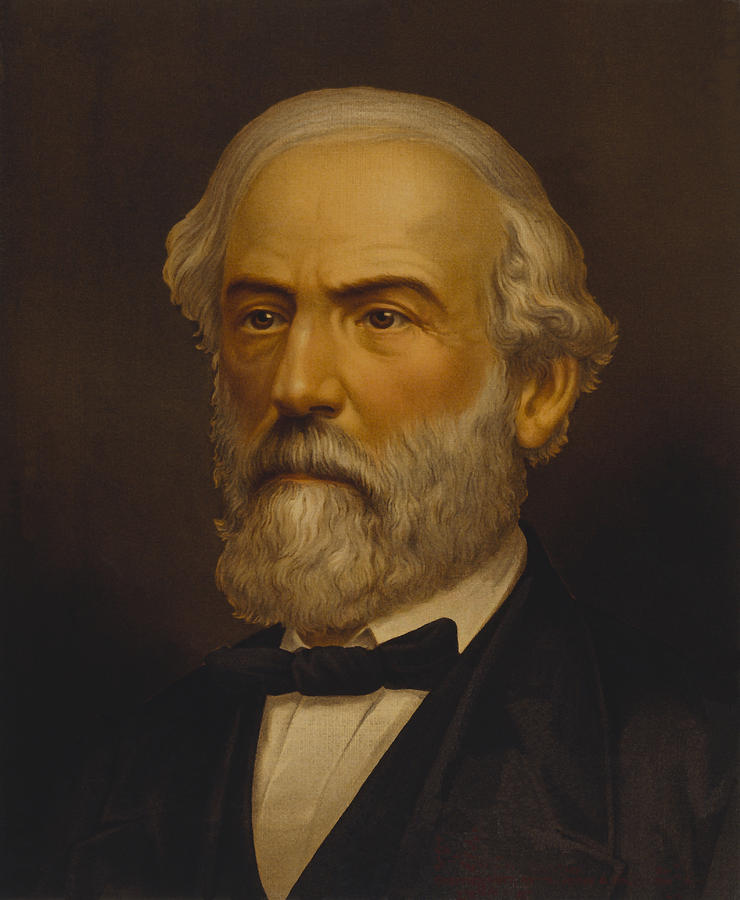 740x900 Robert E. Lee Painting Painting By War Is Hell Store - Robert E Lee Painting