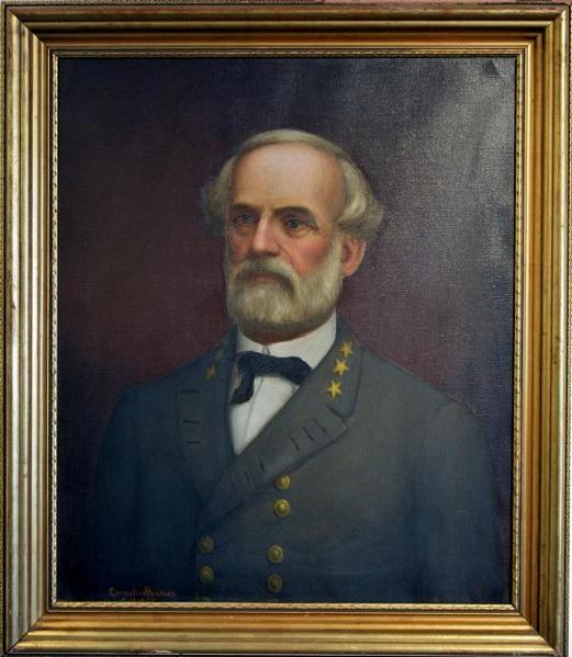 521x599 General Robert E. Lee (Dated 1935) By Cornelius Hankins - Robert E Lee Painting