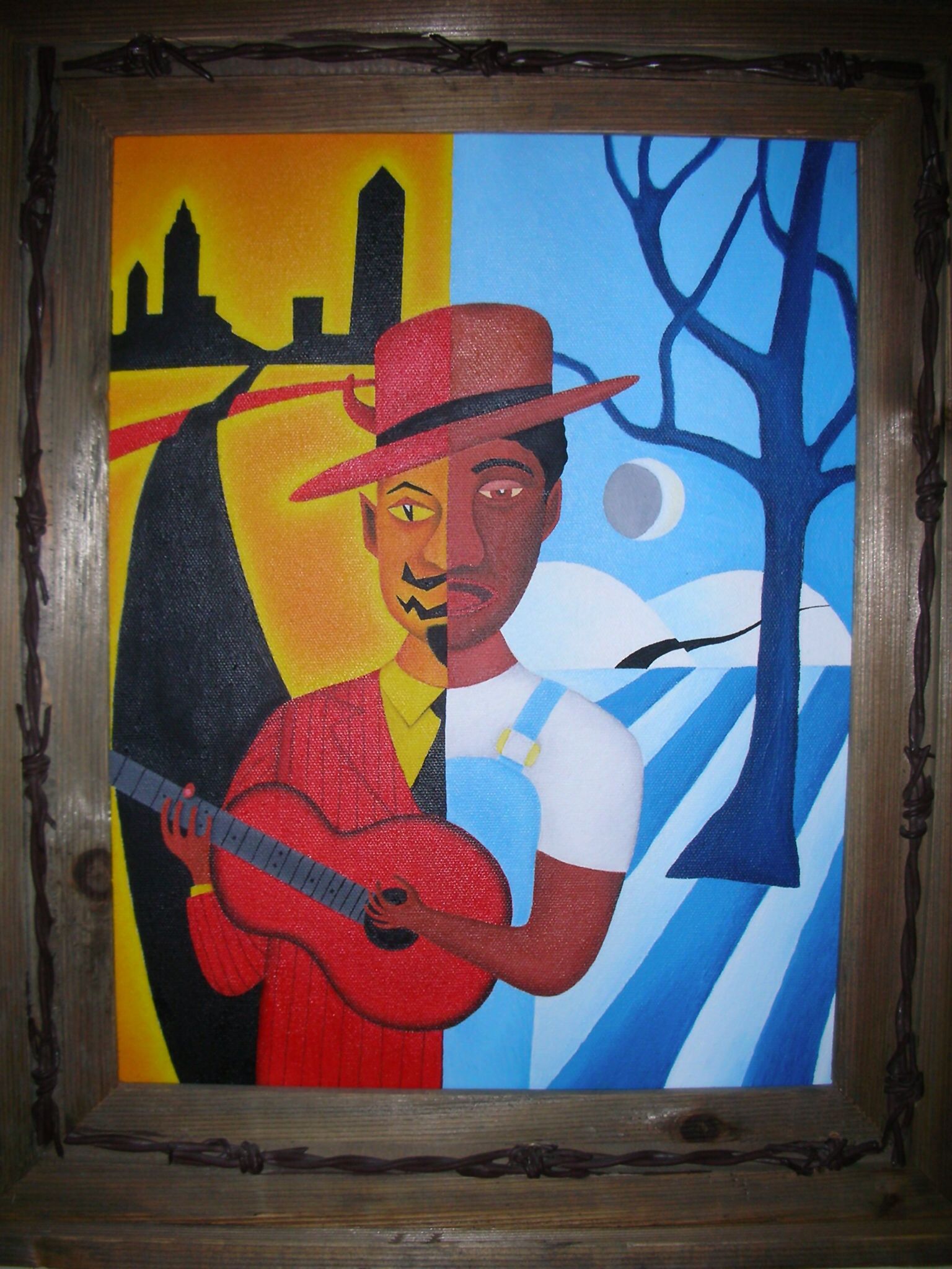 1536x2048 Robert Johnson - Robert Johnson Crossroads Painting