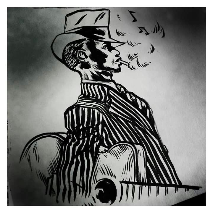 720x720 The 151 Best Robert Johnson (King Of Delta Blues) Images - Robert Johnson Crossroads Painting