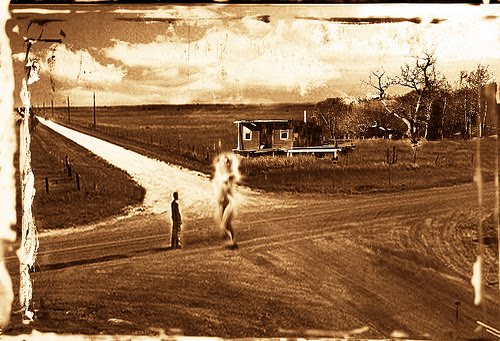 500x341 Did Robert Johnson Really Sell His Soul To Devil - Robert Johnson Crossroads Painting