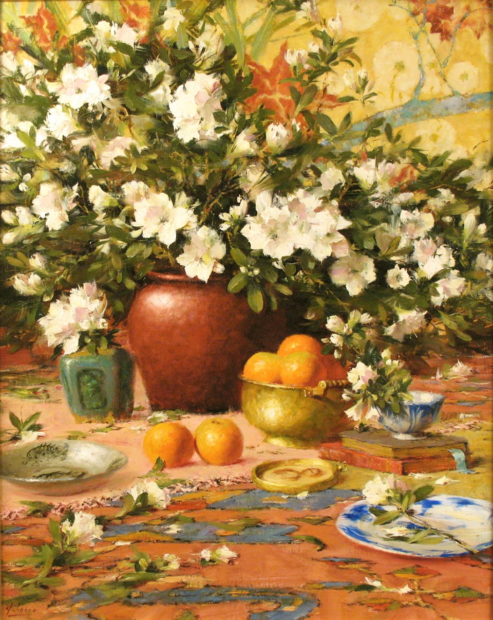 960x1206 The Still Life Amp Floral In Oil With Robert Johnson July 13 15 - Robert Johnson Painting