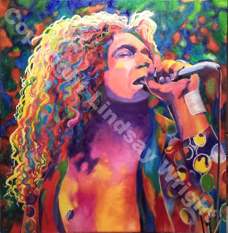 782x800 Robert Plant - Robert Plant Painting