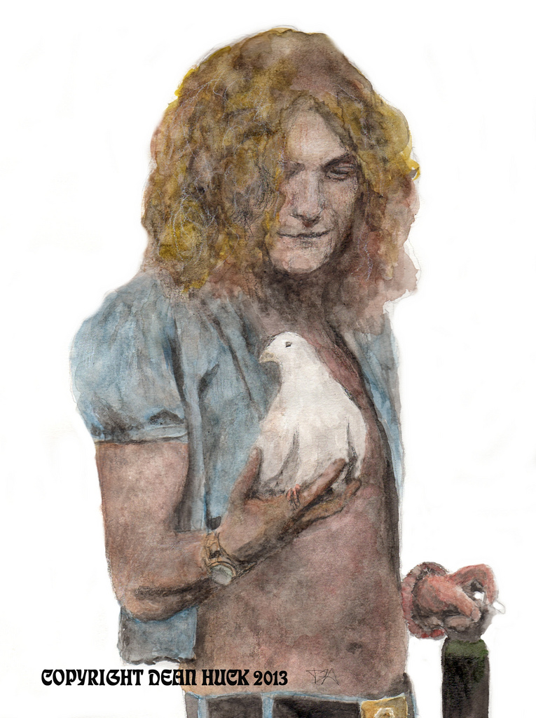 765x1024 Robert Plant - Robert Plant Painting