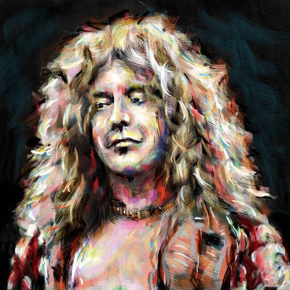 Robert Plant Painting at PaintingValley.com | Explore collection of ...