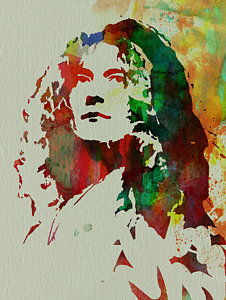 226x300 Robert Plant Painting By Naxart Studio - Robert Plant Painting