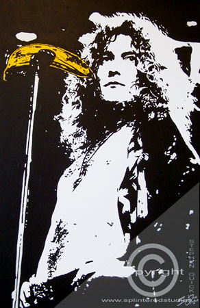 292x450 Banana Robert Plant Painting - Robert Plant Painting
