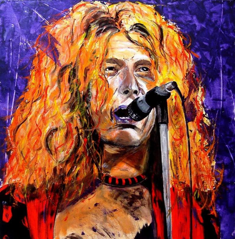 Robert Plant Painting at PaintingValley.com | Explore collection of ...