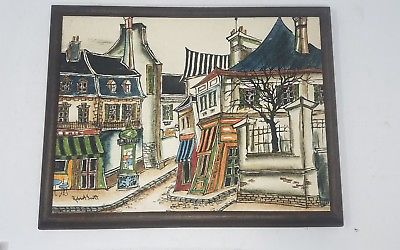 400x250 Robert Scott Original Framed Painting On Canvas Signed 18 X 14 - Robert Scott Painting